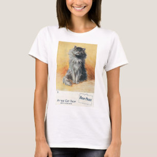  Kat Show Briefkaart Louis Wain Illustratie T-shirt