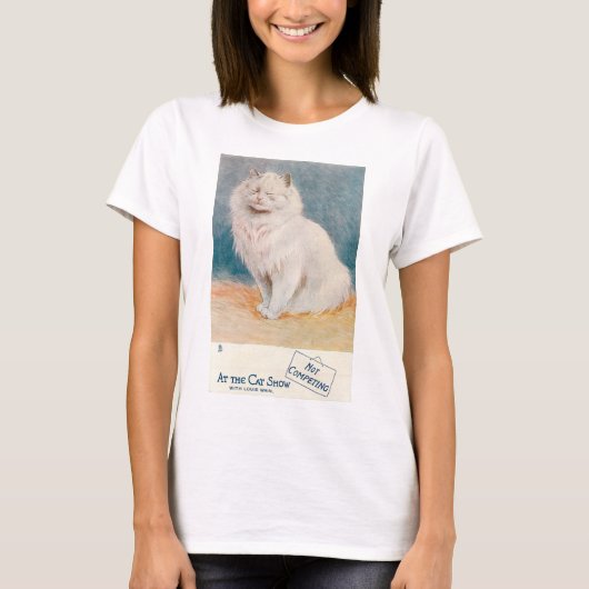  Kat Show Briefkaart Louis Wain Illustratie T-shirt (Voorkant)