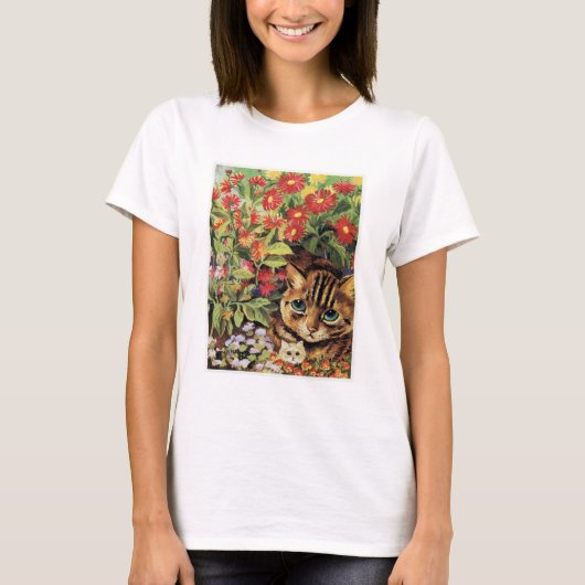  Kat Show Briefkaart Louis Wain Illustratie T-shirt (Voorkant)
