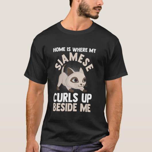 Kat Siamees T-shirt (Voorkant)