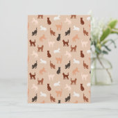 Kat silhouet aankondiging (Staand voorkant)