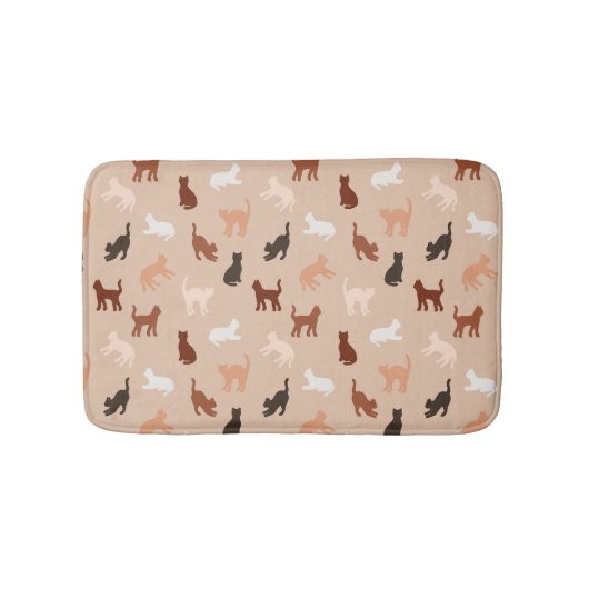 Kat silhouet badmat (Voorkant)