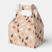 Kat silhouet bedankdoosjes (Achterkant)