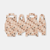 Kat silhouet bedankdoosjes (Uitgevouwen)