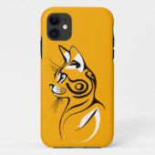 Kat silhouet Case-Mate iPhone case (Achterkant)