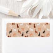 Kat silhouet etiket (Insitu)