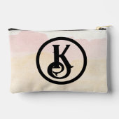 Kat Silhouet Hart Gesplitst Monogram Etui (Achterkant)