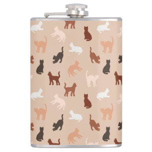 Kat silhouet heupfles