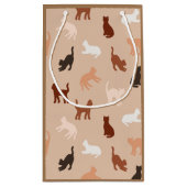 Kat silhouet klein cadeauzakje (Achterkant)