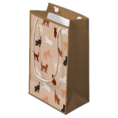 Kat silhouet klein cadeauzakje (Voorkant Gekanteld)