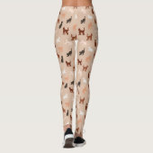 Kat silhouet leggings (Achterkant)