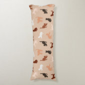 Kat silhouet lichaamskussen (Voorkant Verticaal)