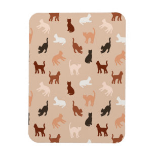 Kat silhouet magneet