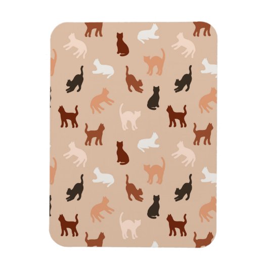 Kat silhouet magneet (Verticaal)