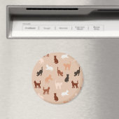 Kat silhouet magneet (Insitu (Vaatwasser))