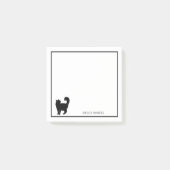 Kat Silhouet met naam Post-it® Notes (Voorkant)