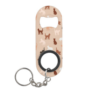 Kat silhouet mini flessenopener