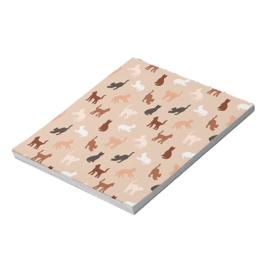 Kat silhouet notitieblok (Linkerzijde)