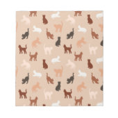 Kat silhouet notitieblok (Voorkant)