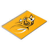 Kat silhouet notitieboek (Linkerzijde)
