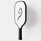 Kat silhouet omtrek pickleball paddle (Links)