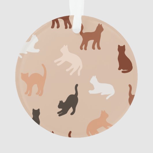 Kat silhouet ornament (achterkant)