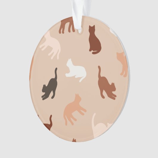 Kat silhouet ornament (voorkant)