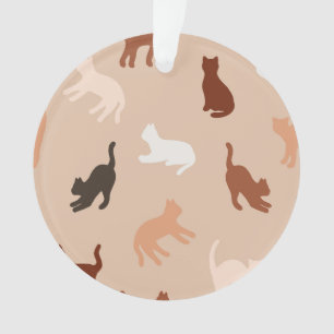 Kat silhouet ornament