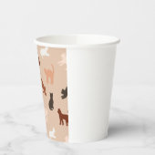 Kat silhouet papieren bekers (Links)