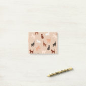 Kat silhouet post-it® notes (Op bureau)