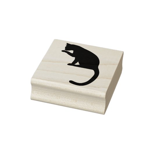 Kat silhouet rubberstempel (Stempel)