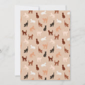 Kat silhouet save the date (Voorkant)