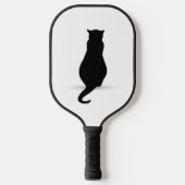 Kat silhouet silhouetten pickleball paddle (Voorkant)
