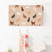 Kat silhouet spandoek (Insitu)