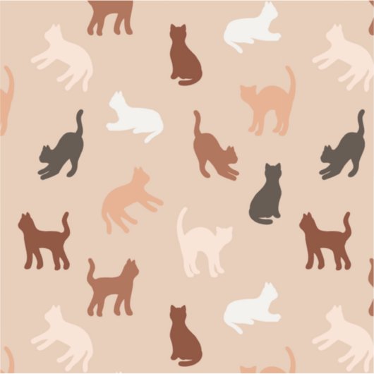 Kat silhouet sticker (Voorkant)