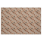 Kat silhouet stof (Fat Quarter)