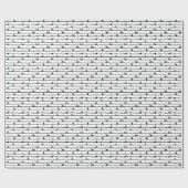 Kat Silhouet Strepen Abstract Hand getrokken Patro Cadeaupapier (Vlak)