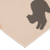 Kat silhouet tafelkleed (Gekanteld)