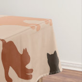 Kat silhouet tafelkleed (Voorbeeld)