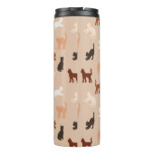 Kat silhouet thermosbeker (Achterkant)