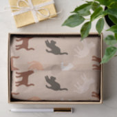 Kat silhouet tissuepapier (Geschenk)