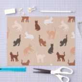 Kat silhouet tissuepapier (Craft)