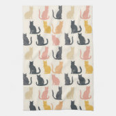 Kat Silhouetten Keuken Handdoek (Verticaal)