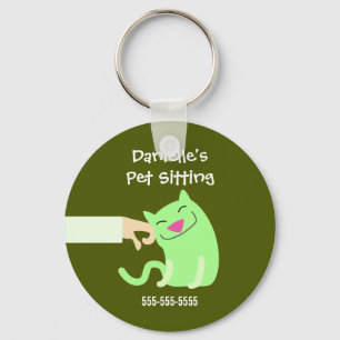 Kat Sitter's keyring Sleutelhanger