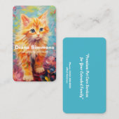Kat Sitting Services Visitekaartje (Voorkant / Achterkant)