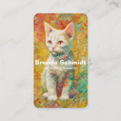 Kat Sitting Services Visitekaartje (Voorkant)