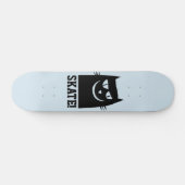 KAT SKATEBOARDS, ZWARTE KAT GRAPPIG PERSOONLIJK SKATEBOARD (Horizontaal)
