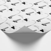 Kat Skeleton Cadeaupapier (Hoek)