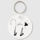 Kat Skeleton Sleutelhanger (Voorkant)