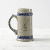 Kat Sketch Stein Bierpul (Links)